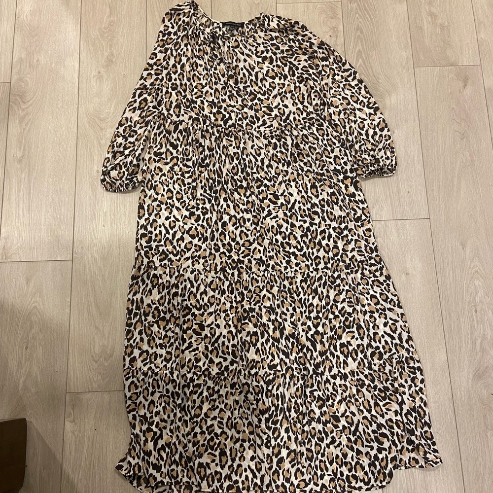 Banana Republic Leopard Print Women's Maxi Dress